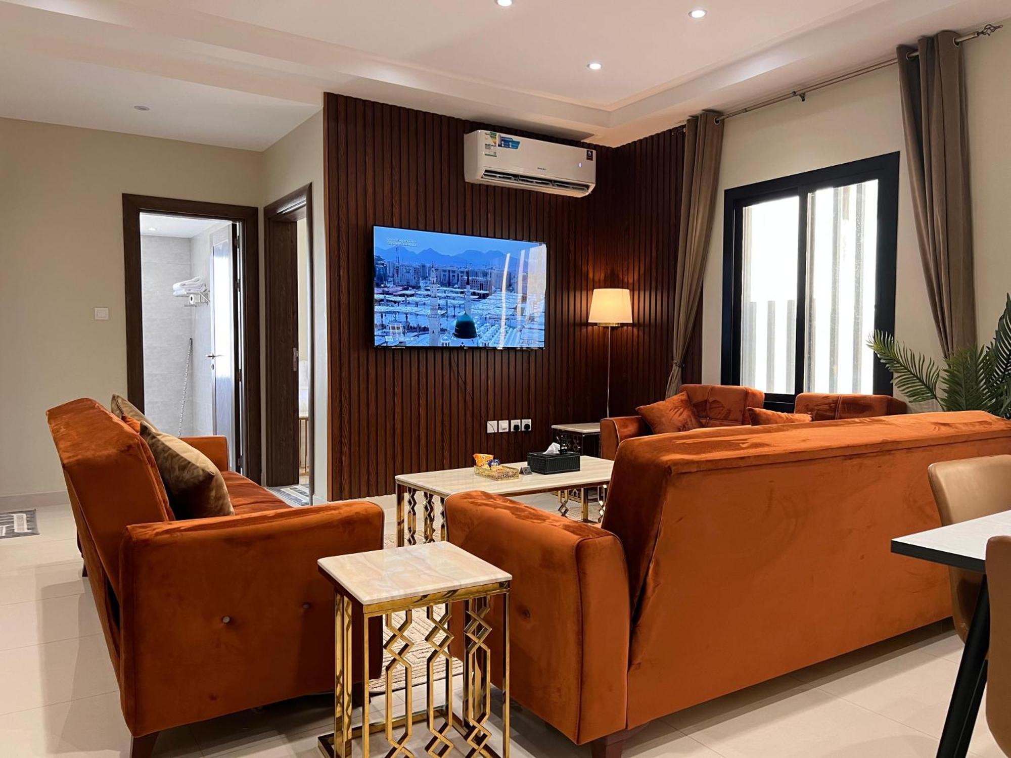 طيبة للشقق الفاخرةtaiba Luxury Of 3 Bedrooms 5 Minutes To Haram Apartment Medina