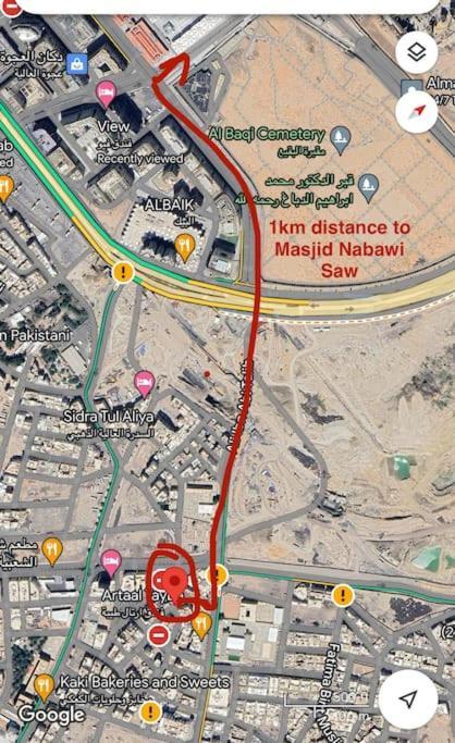 Family Unit 1km Distance To Masjid Nabawi Pbuh Private Place And Make Sure To Confirm After Booking خاص اتواصل بعد الحجز لتاكيد * Medina